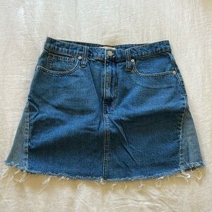 Madewell Jean mini skirt